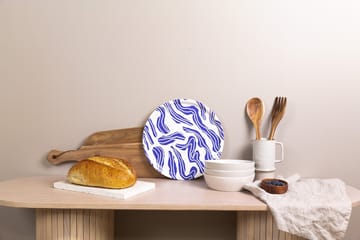 Bandeja Sudd Ø38 cm - Blue-white - Åry Home