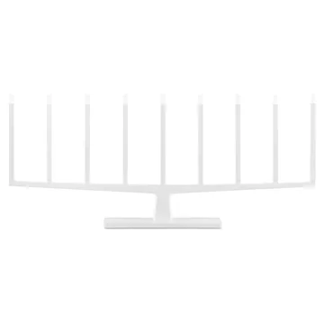 Candelabro de Adviento Adventure 9 brazos - blanco - Ateljé Lyktan