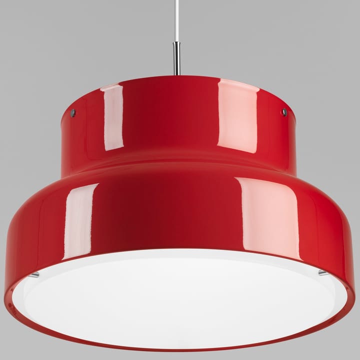 Lámpara Bumling 60cm, Rojo-rejilla circular Ateljé Lyktan