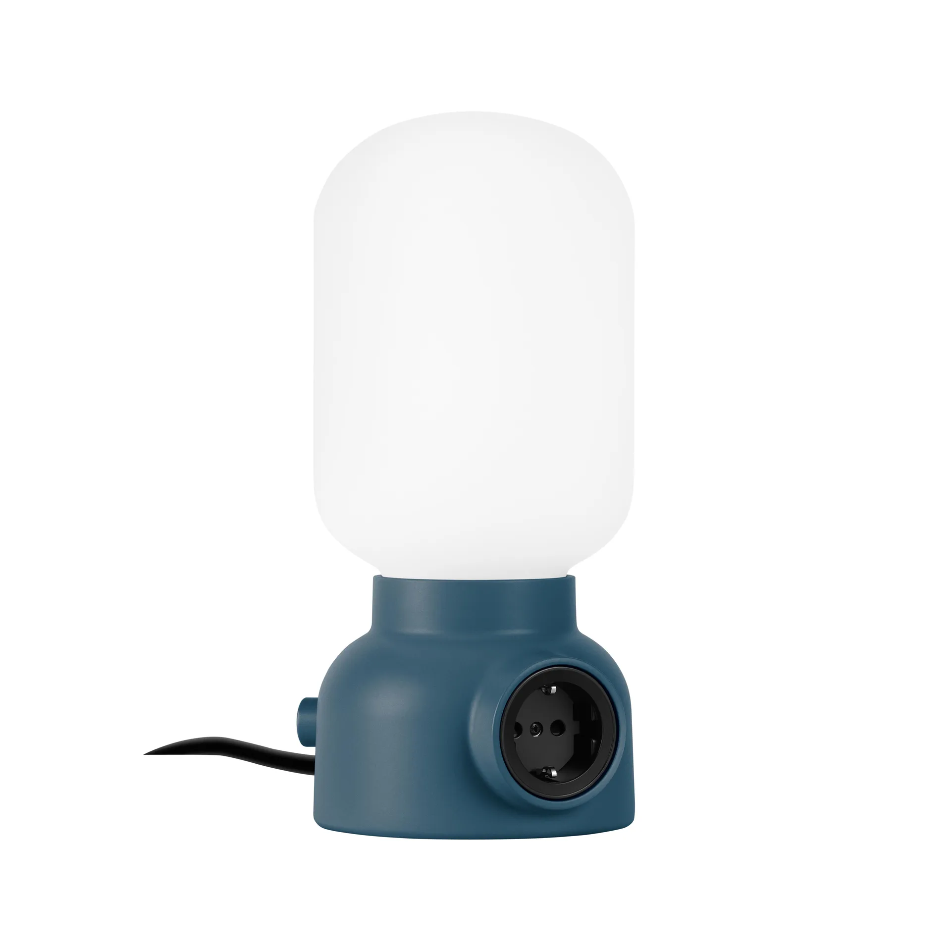 Lámpara de mesa Plug Lamp, azul polvo Ateljé Lyktan