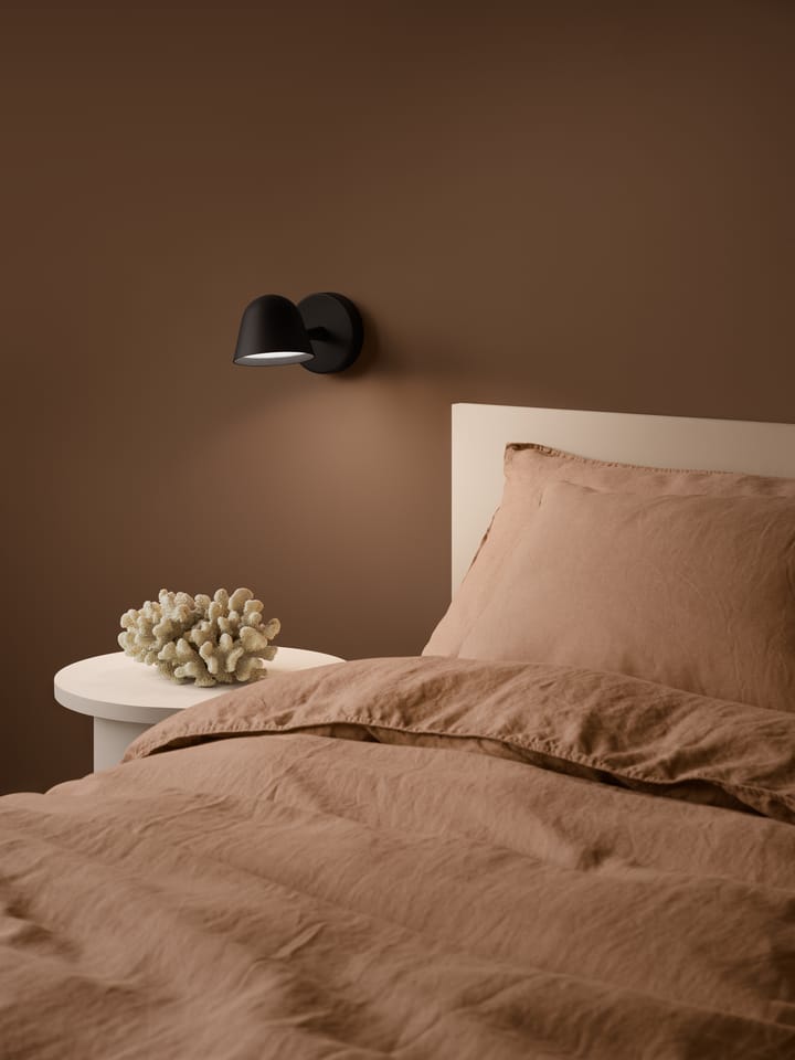 Lámpara de pared Charge Ø11,8 cm, negro Ateljé Lyktan