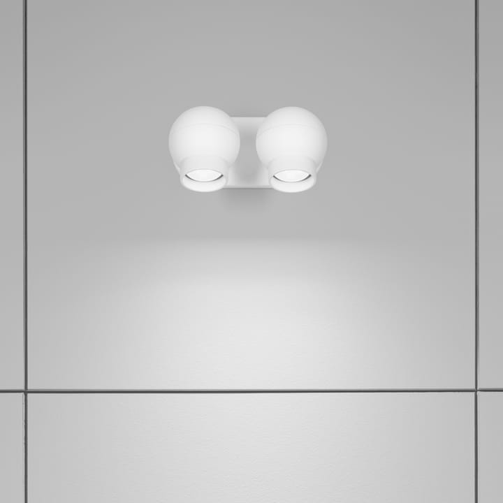 Lámpara de pared Ogle mini twin, blanco Ateljé Lyktan
