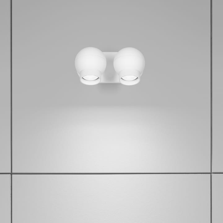 Lámpara de pared Ogle mini twin - blanco - Ateljé Lyktan