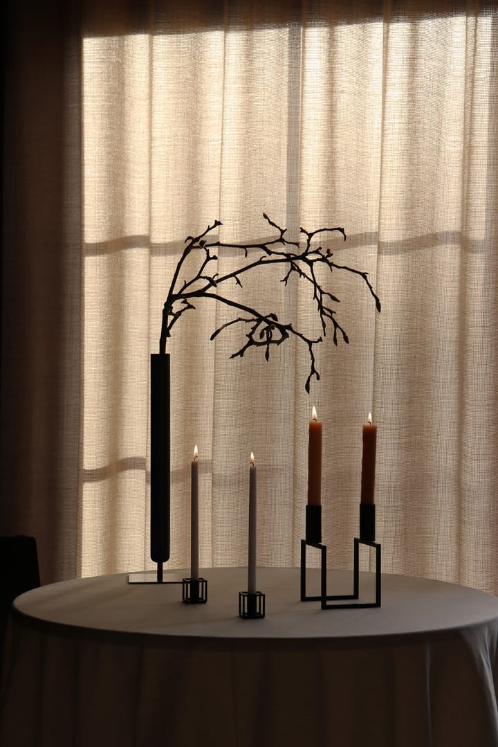 2 Candelabros Kubus Micro, Negro Audo Copenhagen