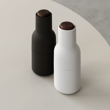 2 molinillos de especias Bottle - Ash-carbon (tapa de nogal) - Audo Copenhagen