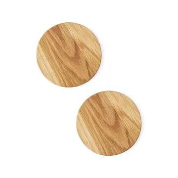 2 Posavasos de madera New Norm - roble aceitado - Audo Copenhagen