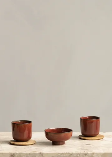 2 Posavasos de madera New Norm - roble aceitado - Audo Copenhagen