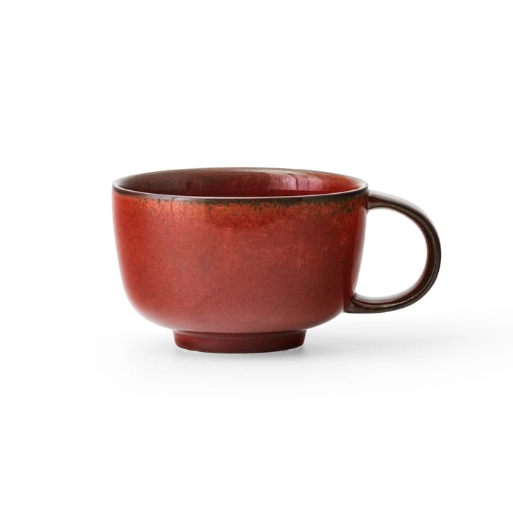2 Tazas con asa New Norm 25 cl, esmaltado rojo Audo Copenhagen