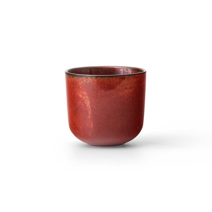2 Tazas espresso New Norm 8,5 cl, esmaltado rojo Audo Copenhagen
