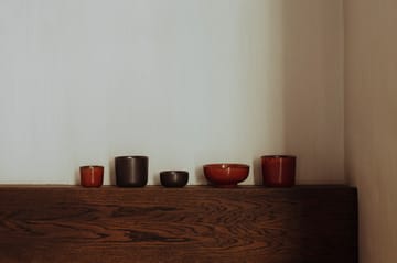 2 Tazas espresso New Norm 8,5 cl - esmaltado rojo - Audo Copenhagen