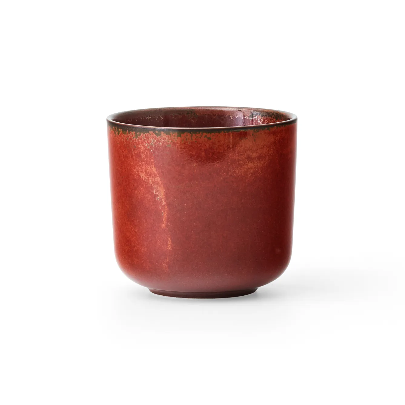 2 Tazas New Norm 26 cl, esmaltado rojo Audo Copenhagen