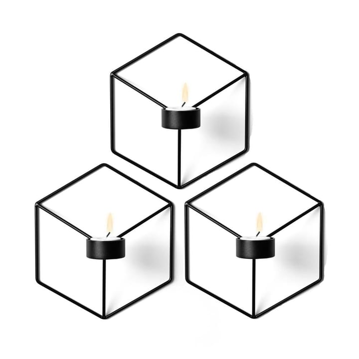 3 Candelabros de pared POV negro - undefined - Audo Copenhagen