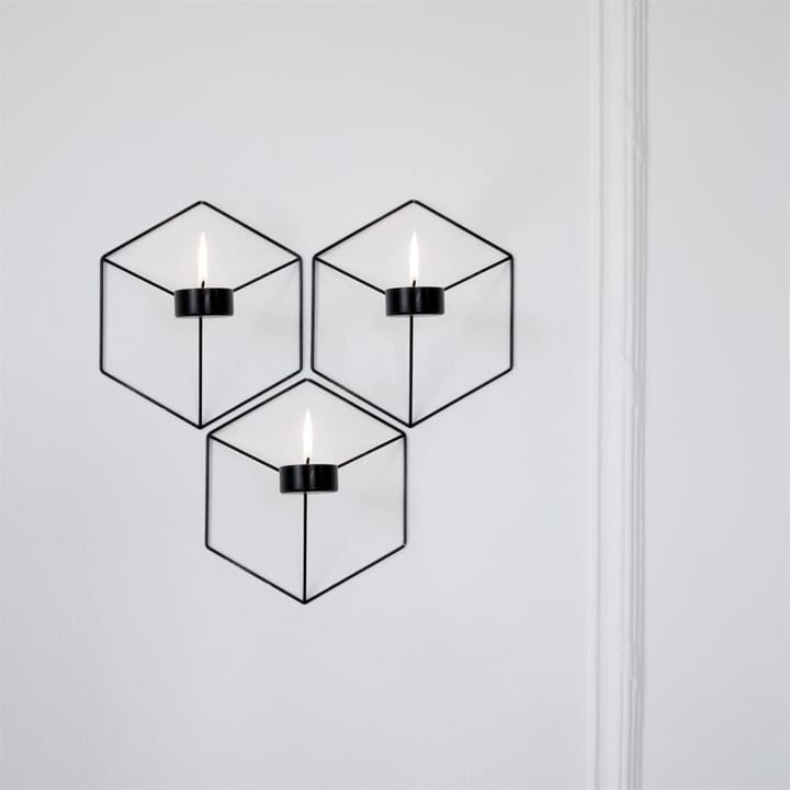 3 Candelabros de pared POV negro - undefined - Audo Copenhagen