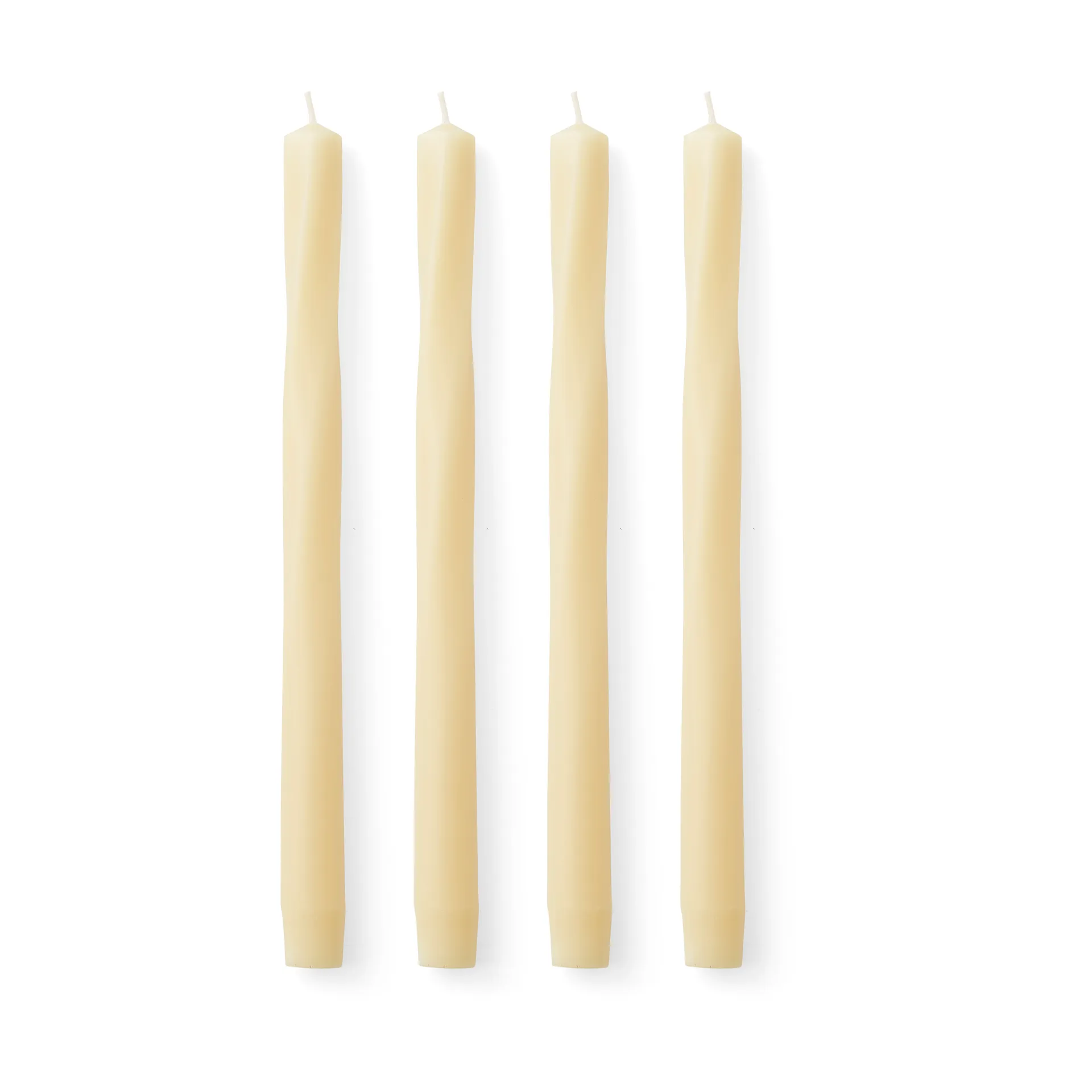 4 Velas Twist 30 cm, Ivory Audo Copenhagen