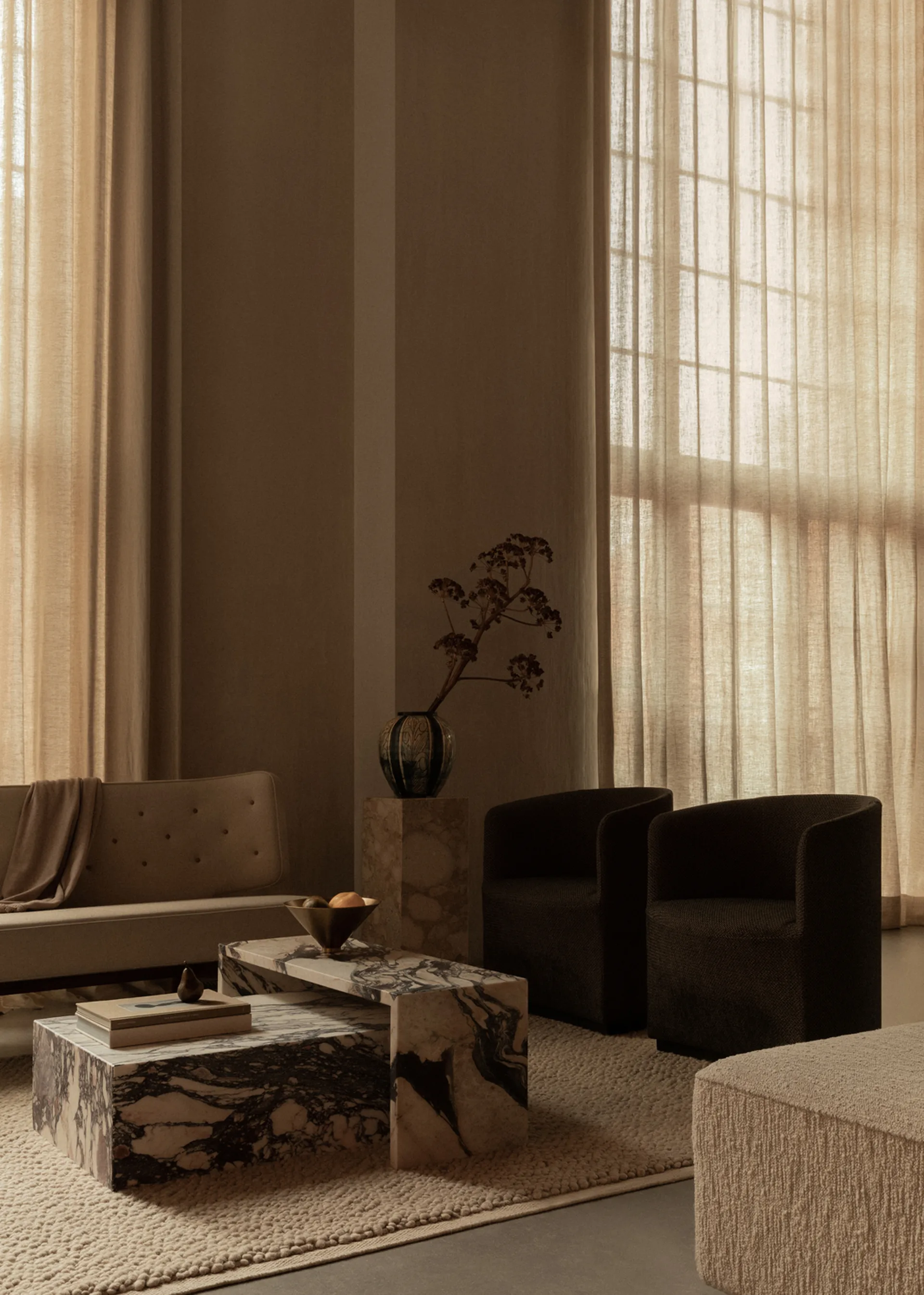 Alfombra Gravel 200x300 cm, Ivory Audo Copenhagen