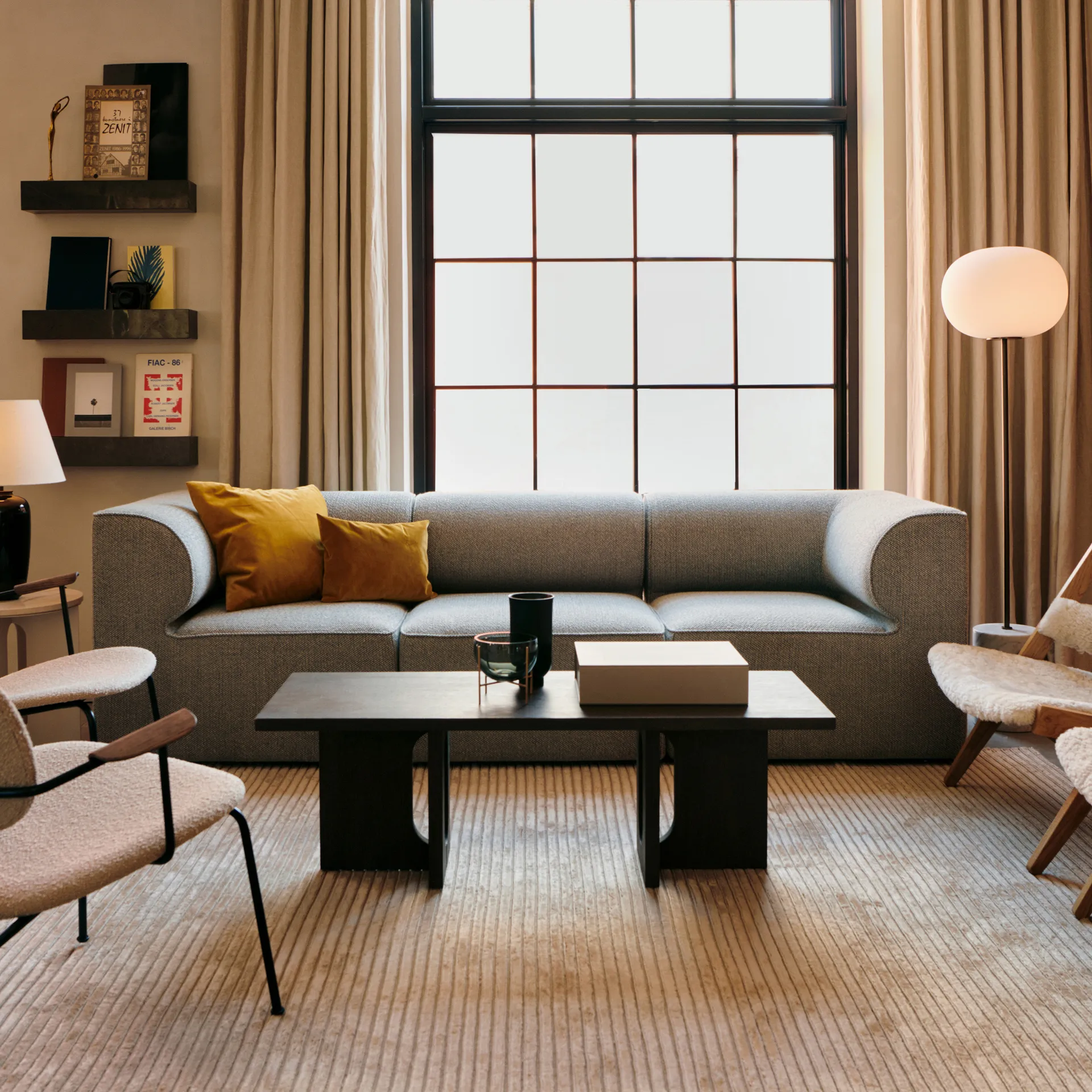 Alfombra Houkime 200x300 cm, Beige Audo Copenhagen