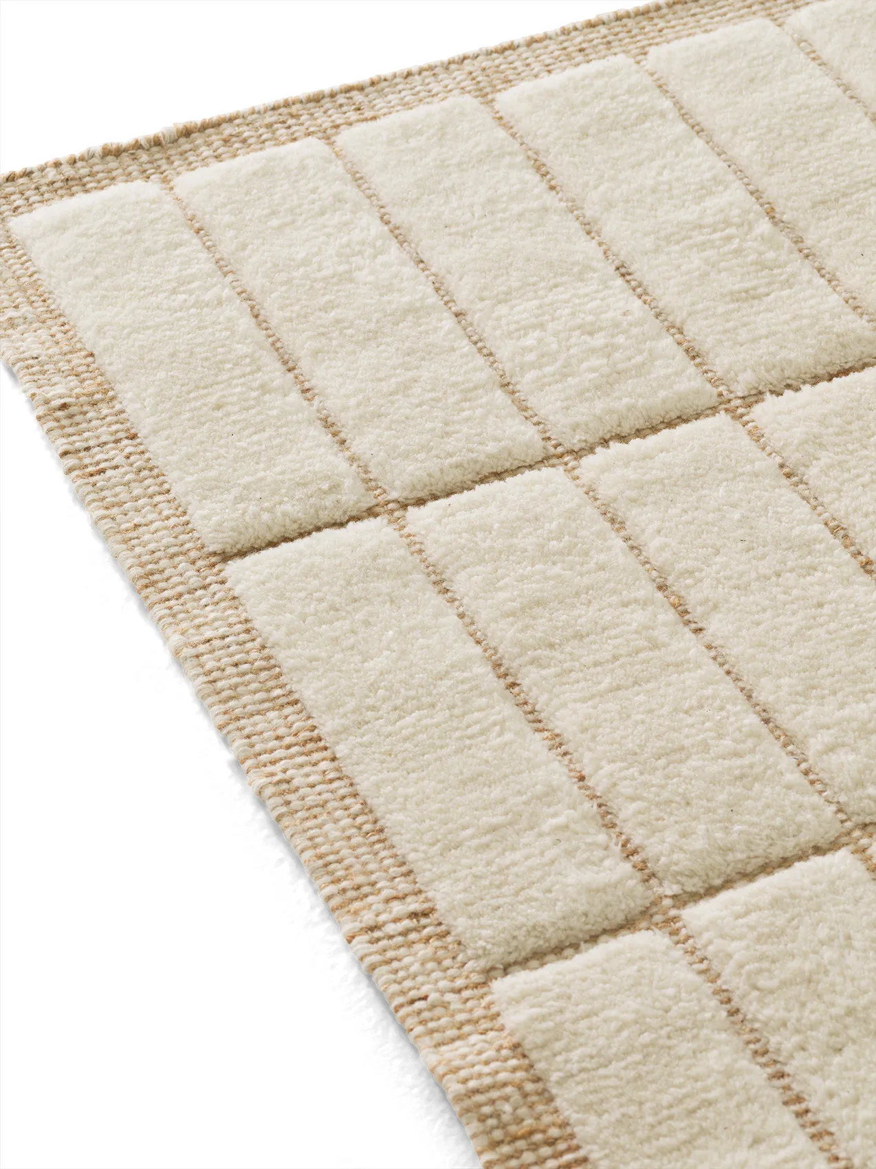 Alfombra Tile, Ivory, 170x240 cm Audo Copenhagen