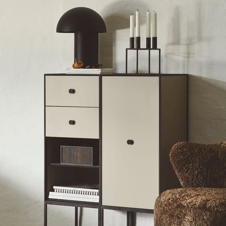 Almacenaje Frame 70, Light grey-2 cajones-1 balda Audo Copenhagen