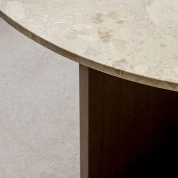 Androgyne Mesa - Sand stone-base de roble sin tratar - Audo Copenhagen