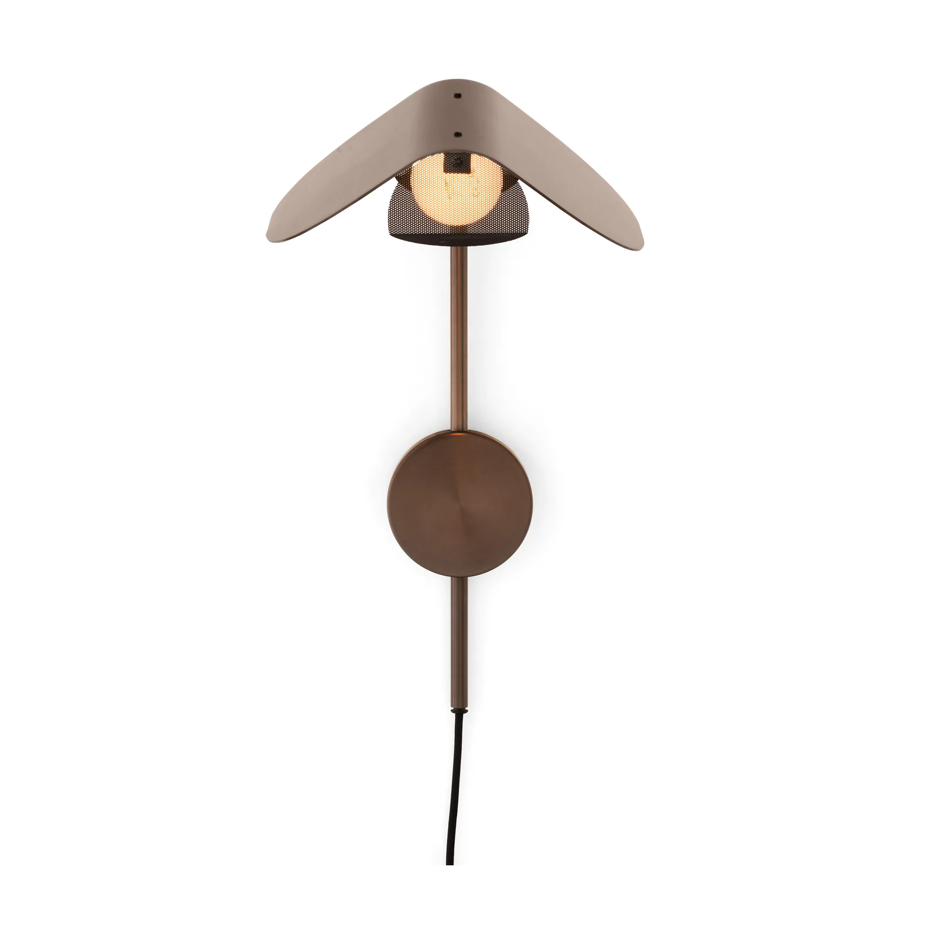 Aplique de pared Wing , Bronzed aluminium, 47 cm Audo Copenhagen