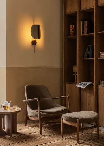 Aplique de pared Wing  - Bronzed aluminium, 47 cm - Audo Copenhagen