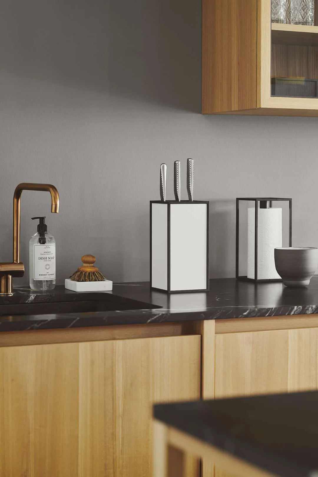 Bloque de cuchillos K'Block, White Audo Copenhagen