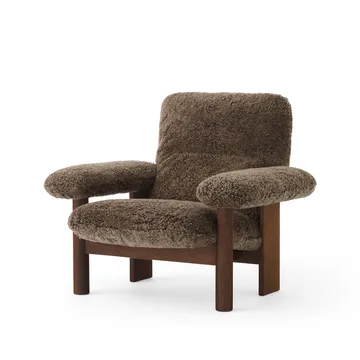 Butaca Brasilia - Dark oak-Root sheepskin - Audo Copenhagen