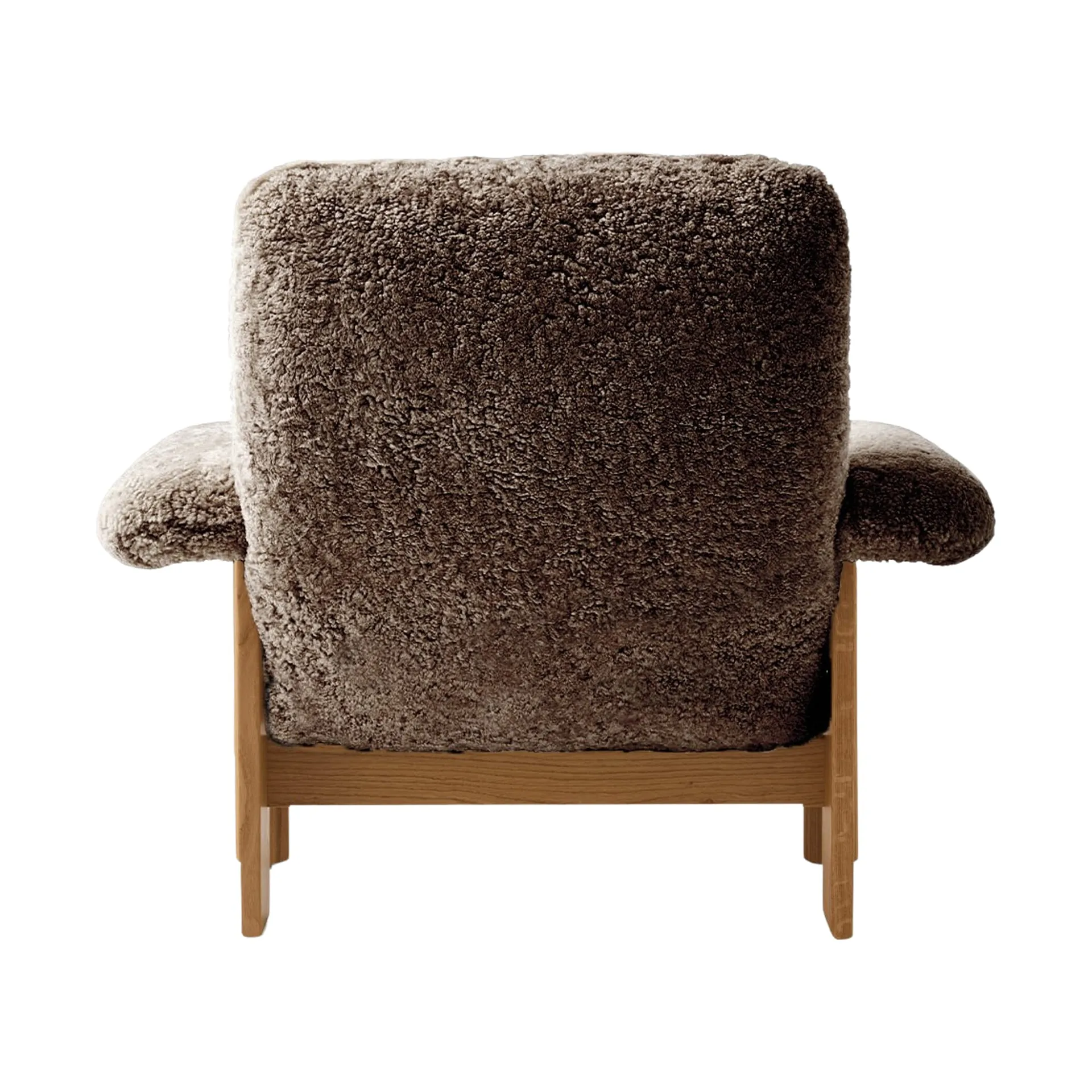 Butaca Brasilia, Natural oak-Sahara sheepskin curly Audo Copenhagen