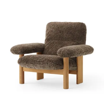 Butaca Brasilia - Oiled oak-Root sheepskin - Audo Copenhagen