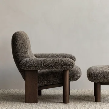 Butaca Brasilia - Walnut-Root sheepskin - Audo Copenhagen