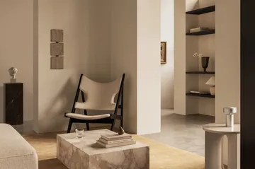 Butaca Lounge Knitting - Barnum Bouclé 24-roble negro - Audo Copenhagen