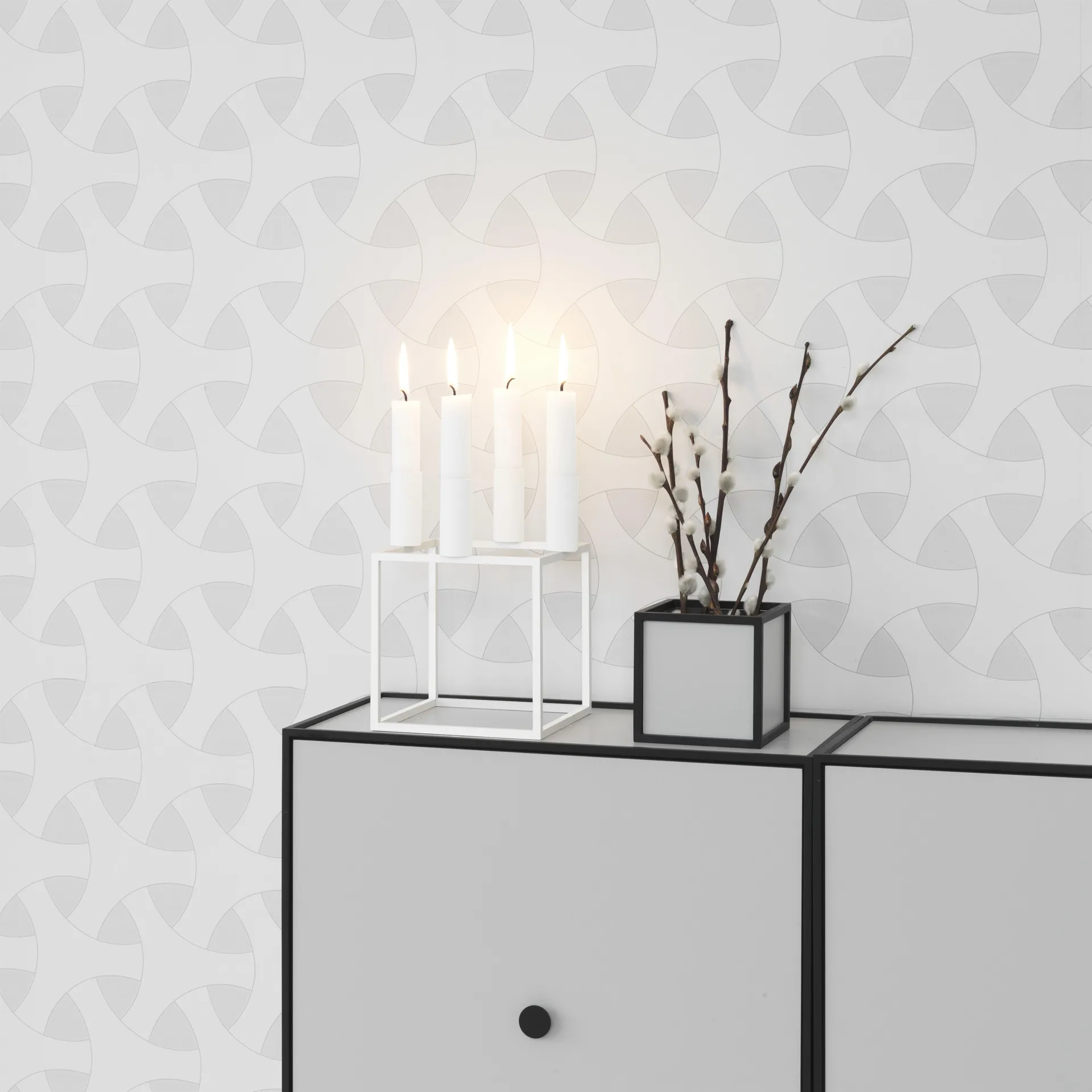 Caja con tapa Frame 10, gris claro Audo Copenhagen