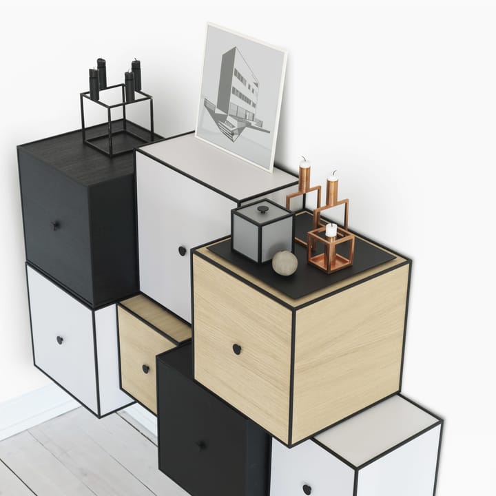 Caja con tapa Frame 10, gris oscuro Audo Copenhagen