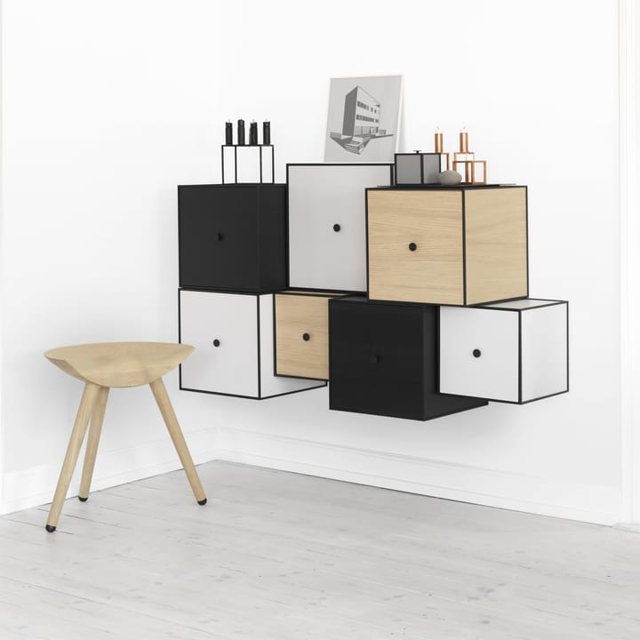 Caja con tapa Frame 10, gris oscuro Audo Copenhagen