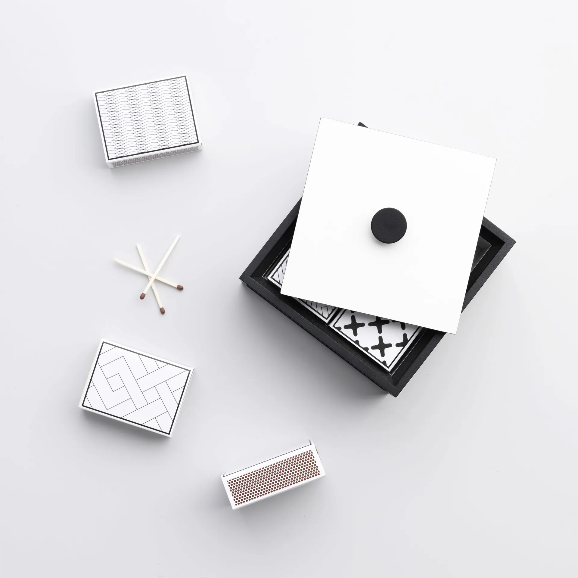 Caja con tapa Frame 14, blanco Audo Copenhagen