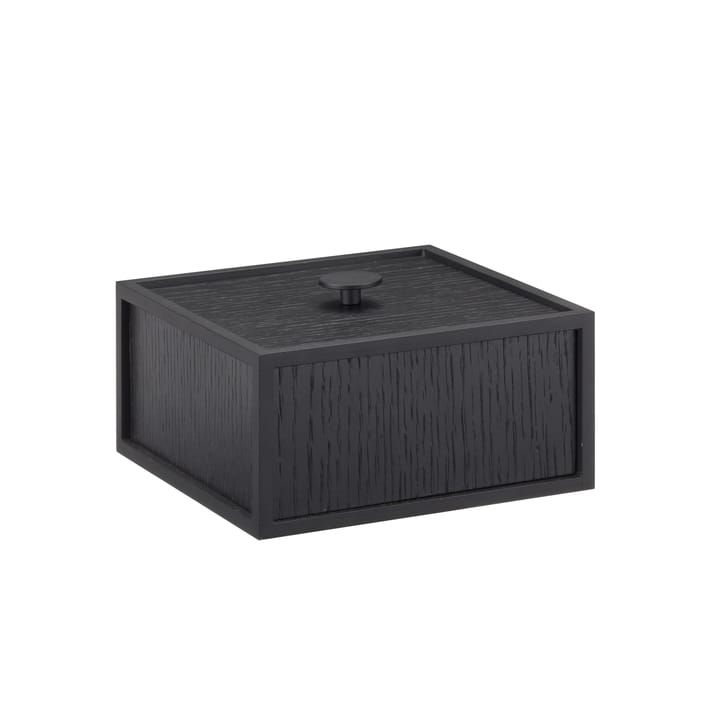 Caja con tapa Frame 14 - fresno teñido de negro - Audo Copenhagen