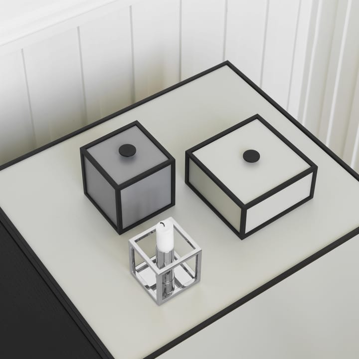 Caja con tapa Frame 14, gris claro Audo Copenhagen