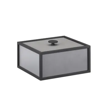 Caja con tapa Frame 14 - gris oscuro - Audo Copenhagen