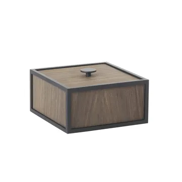 Caja con tapa Frame 14 - roble ahumado - Audo Copenhagen