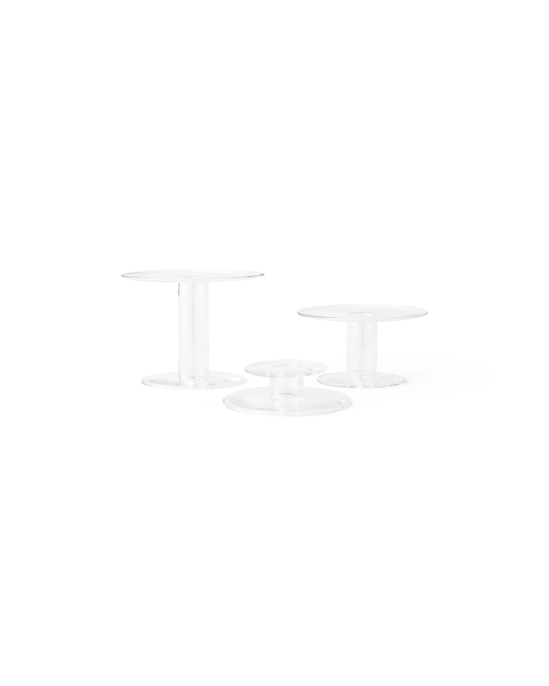 Candelabro Abacus 5,5 cm, transparente Audo Copenhagen