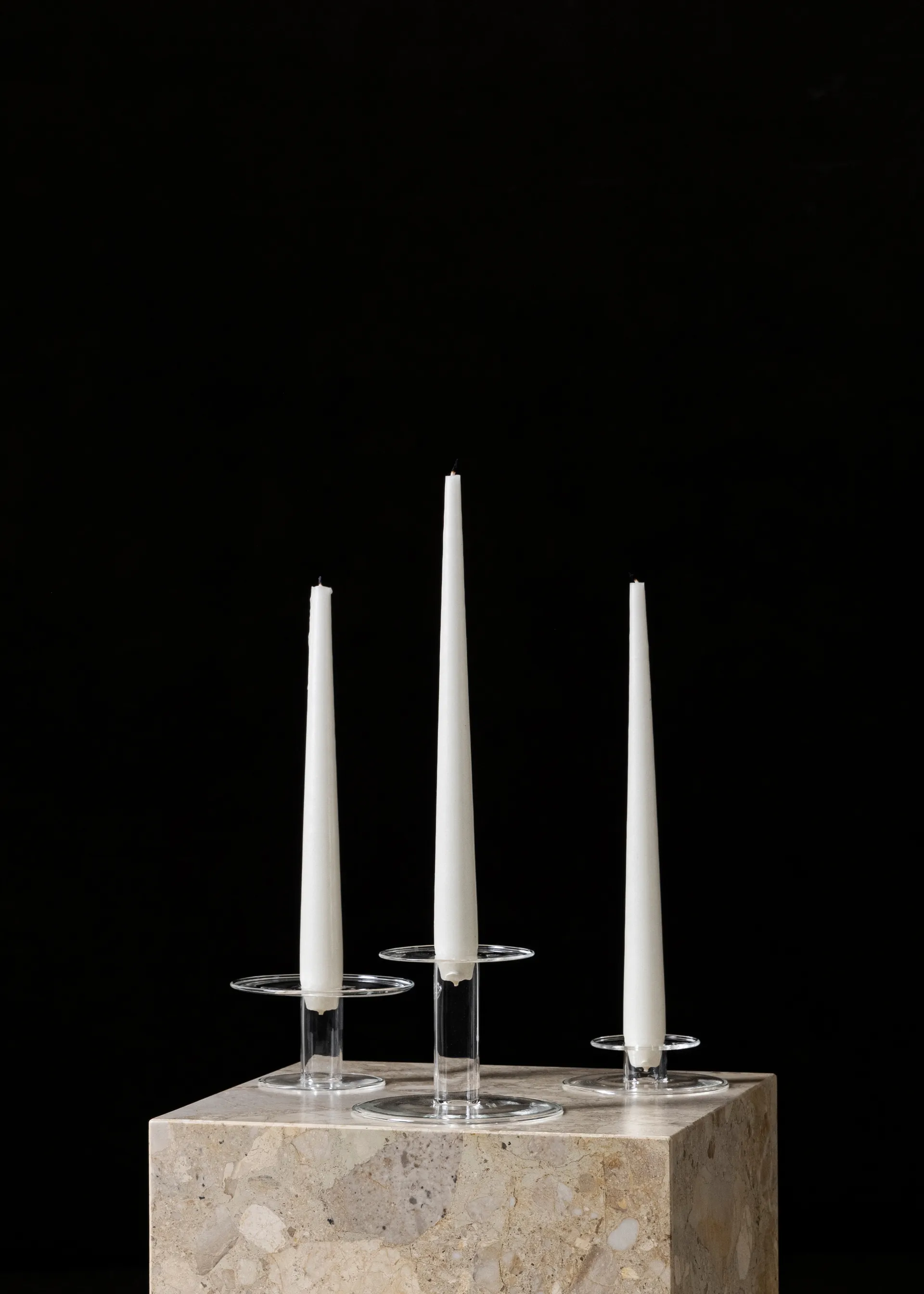 Candelabro Abacus 5,5 cm, transparente Audo Copenhagen
