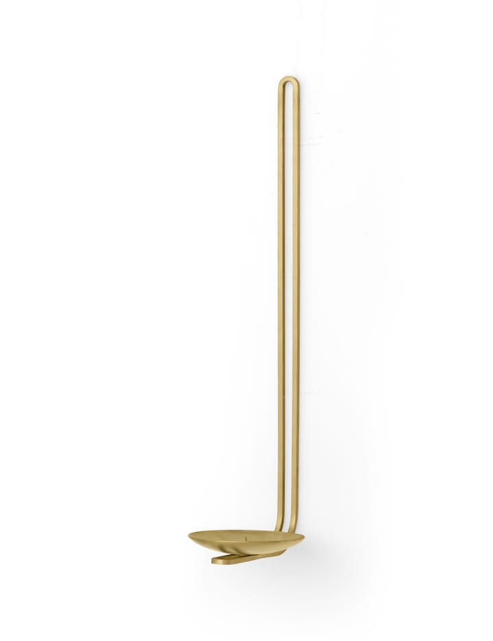 Candelabro de pared Clip 34 cm, Latón Audo Copenhagen