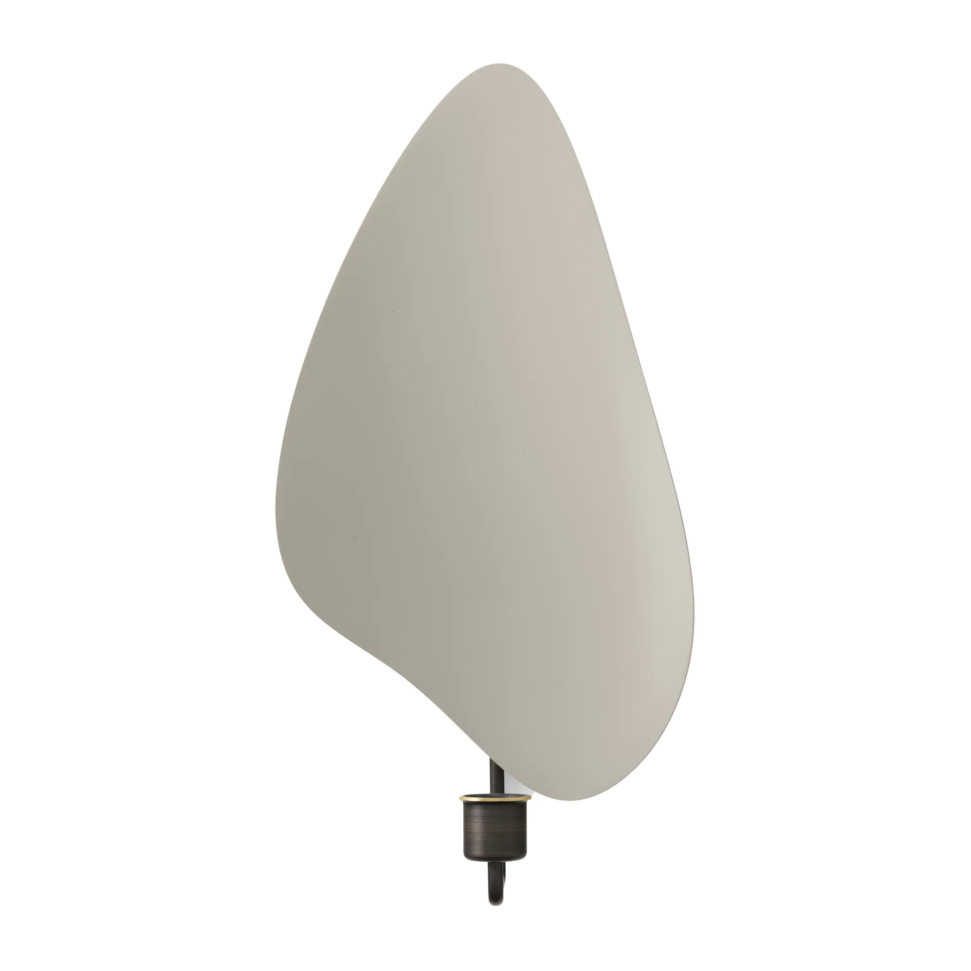 Candelabro de pared Flambeau 34 cm, Latón dorado gris Audo Copenhagen