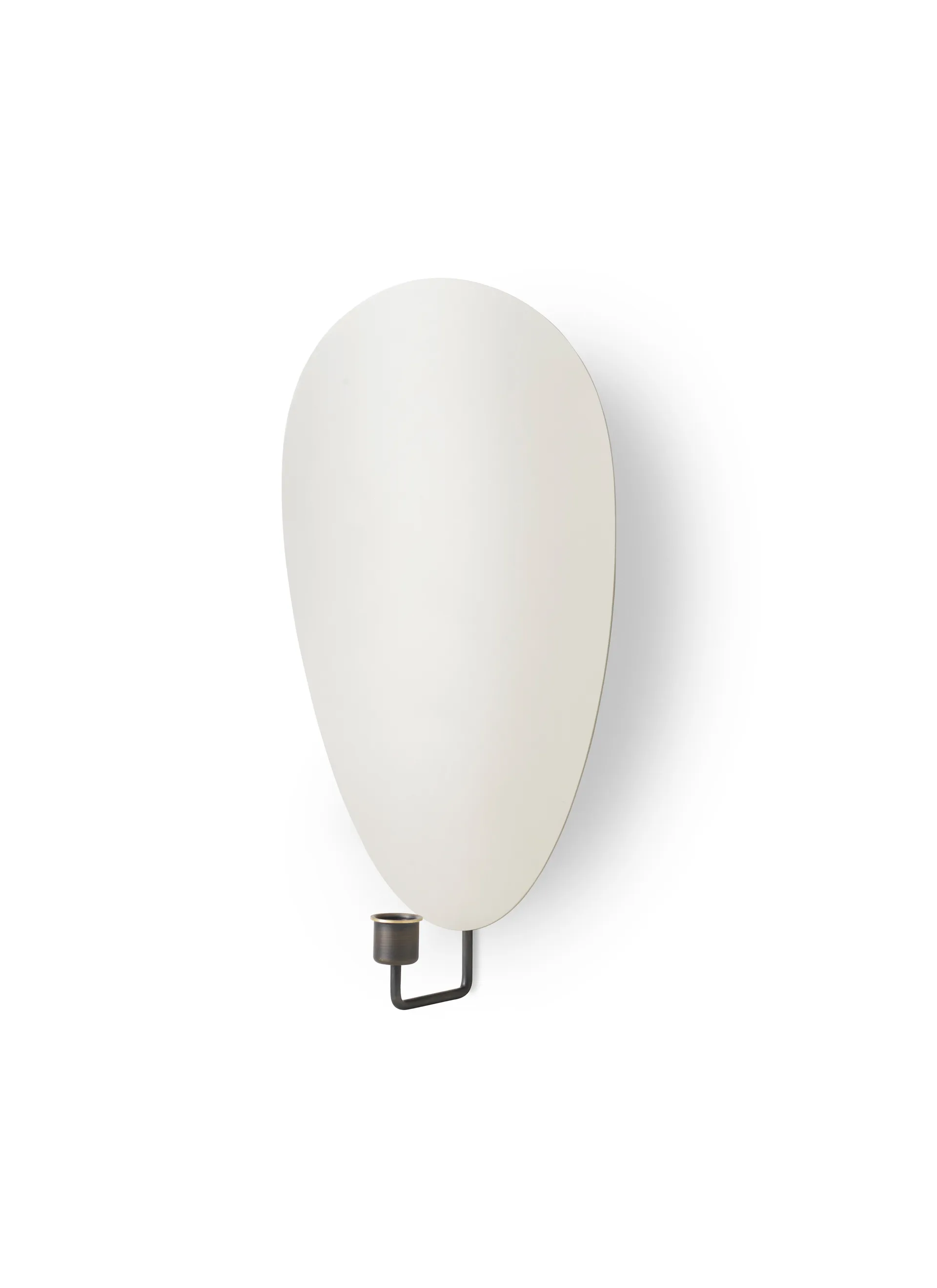 Candelabro de pared Flambeau 40 cm, Latón dorado gris Audo Copenhagen