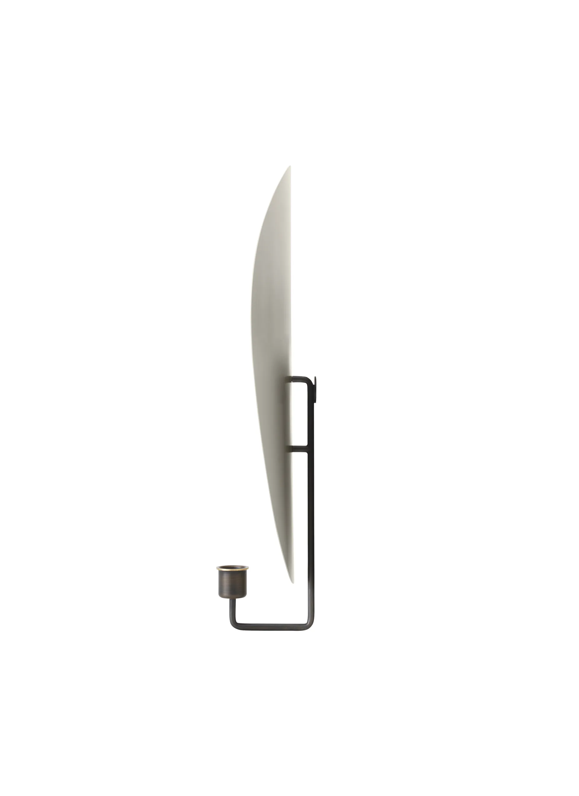 Candelabro de pared Flambeau 40 cm, Latón dorado gris Audo Copenhagen