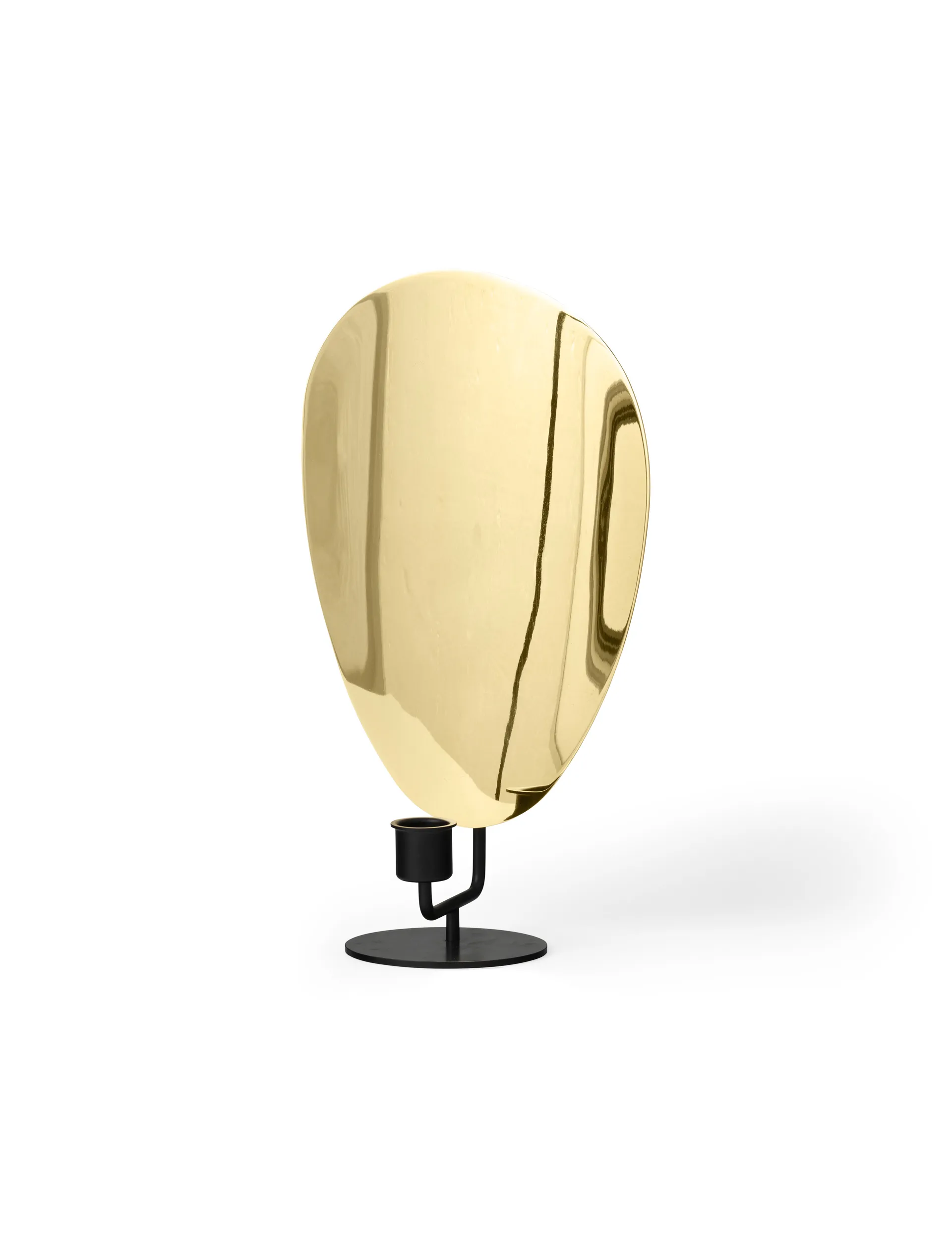 Candelabro Flambeau 30 cm, Latón negro pulido Audo Copenhagen