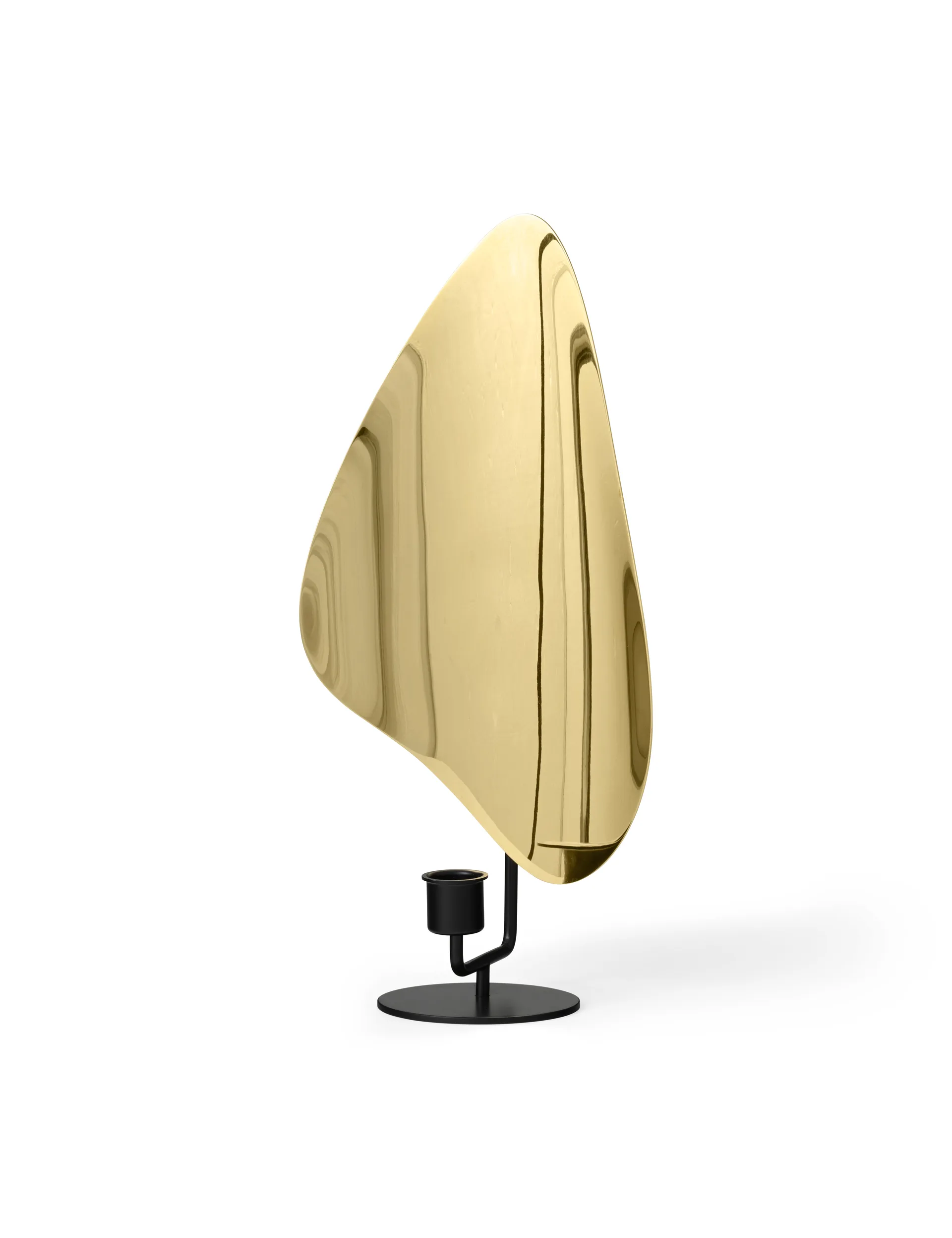 Candelabro Flambeau 34 cm, Latón negro pulido Audo Copenhagen