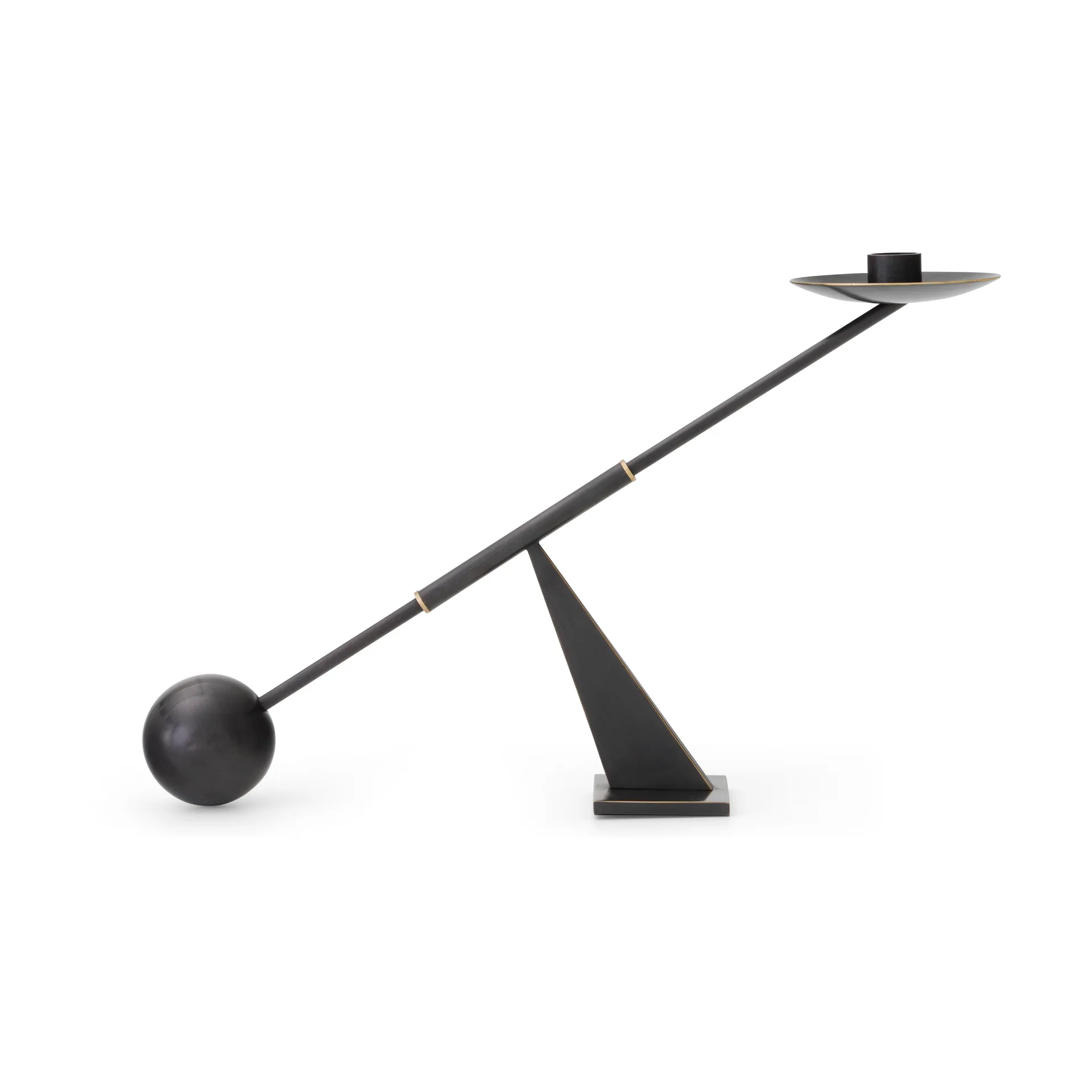 Candelabro Interconnect 42,5 cm, Bronzed brass Audo Copenhagen