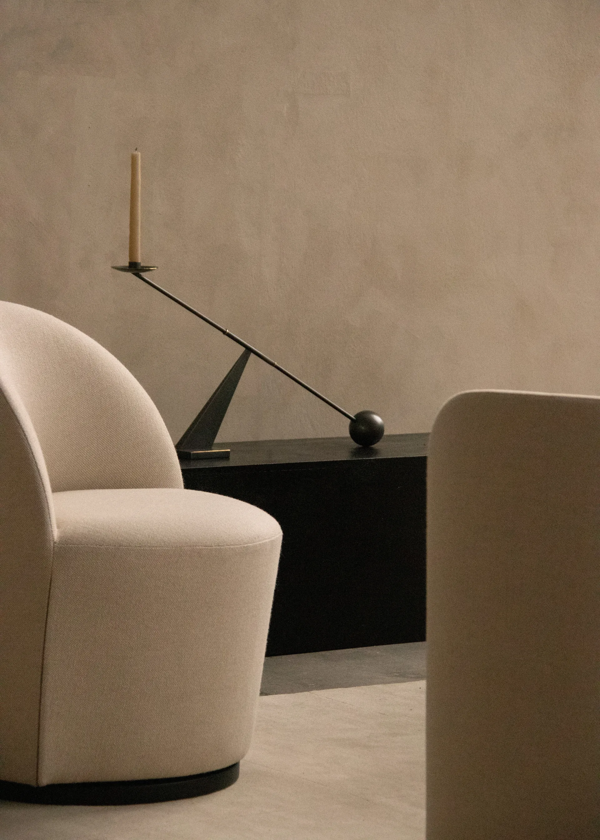 Candelabro Interconnect 70 cm, Bronzed brass Audo Copenhagen