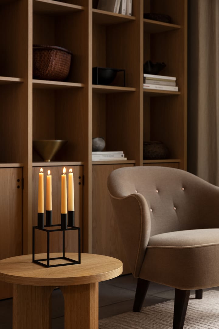 Candelabro Kubus 4, negro Audo Copenhagen